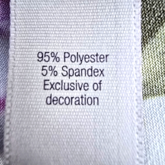 Jennifer Lopez Purple and Green Floral Dress - Picture 5 of 7